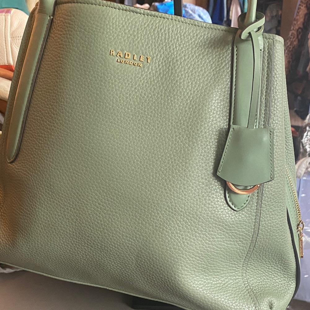 Radley London Sage Green Tote Bag New no tags
